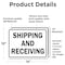 Signmission Shipping And Receiving Warehouse, 14 in W x Rectangle, Vinyl Decal OS-2PACK-MISC-D-1014-L-19513 - alternate 5
